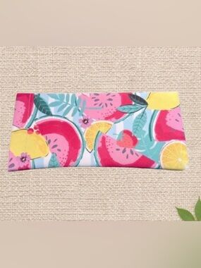 Fruit Print Eyeglass/Sunglasses Case – Soft Padded Protective Pouch